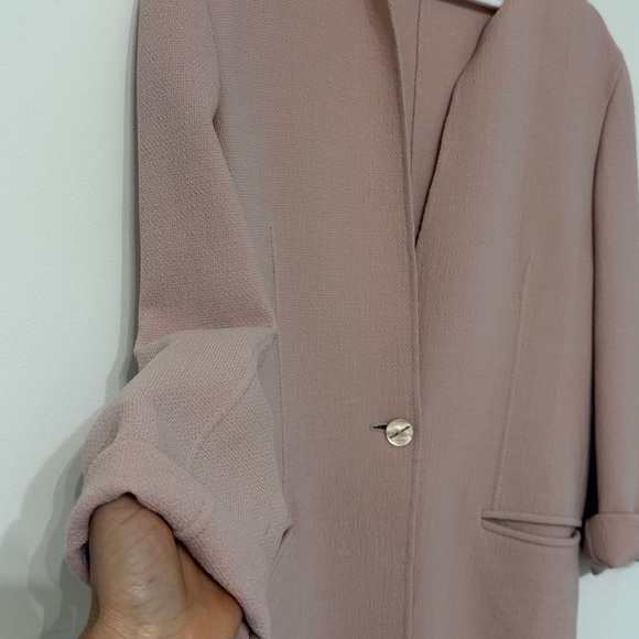 MILA SCHöN Pink Women's Blazer pure wool Italian designer - Picture 9 of 13